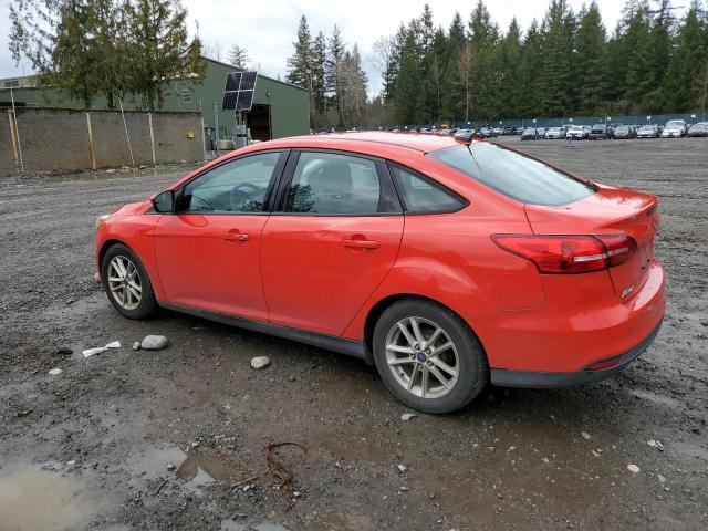 1FADP3F29GL285416 - 2016 FORD FOCUS SE RED photo 2