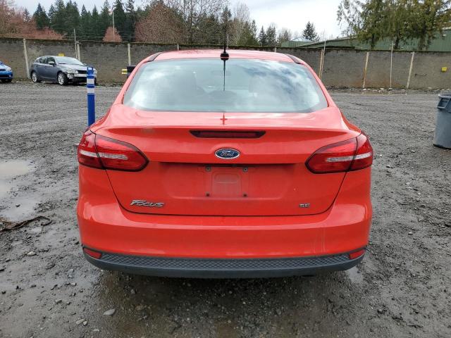 1FADP3F29GL285416 - 2016 FORD FOCUS SE RED photo 6