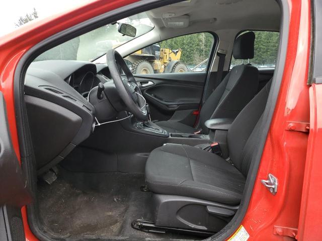 1FADP3F29GL285416 - 2016 FORD FOCUS SE RED photo 7