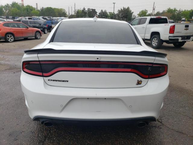 2C3CDXGJXKH552830 - 2019 DODGE CHARGER SCAT PACK WHITE photo 6