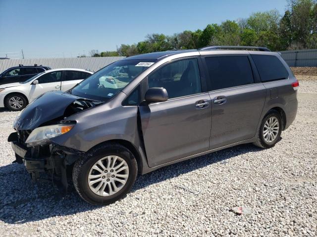 5TDYK3DC7ES469237 - 2014 TOYOTA SIENNA XLE GRAY photo 1