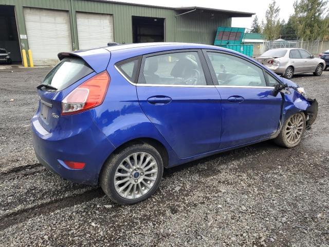 3FADP4FJ5EM177268 - 2014 FORD FIESTA TITANIUM BLUE photo 3