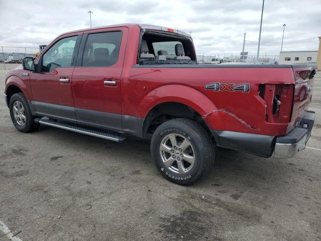 1FTEW1E53JFC77500 - 2018 FORD F150 SUPERCREW RED photo 2