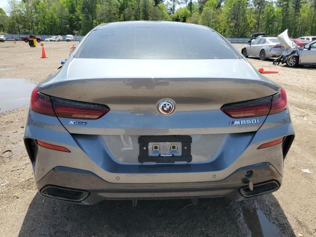 WBAGV8C00PCL86676 - 2023 BMW M850XI GRAY photo 6