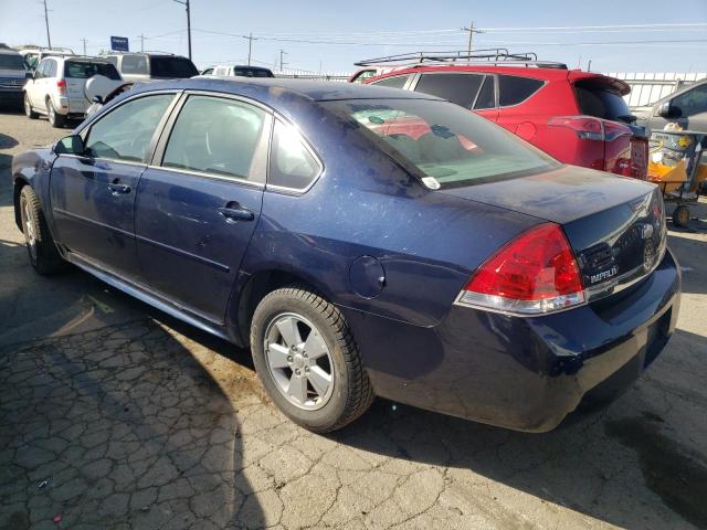 2G1WF5EK9B1171278 - 2011 CHEVROLET IMPALA LS BLUE photo 2