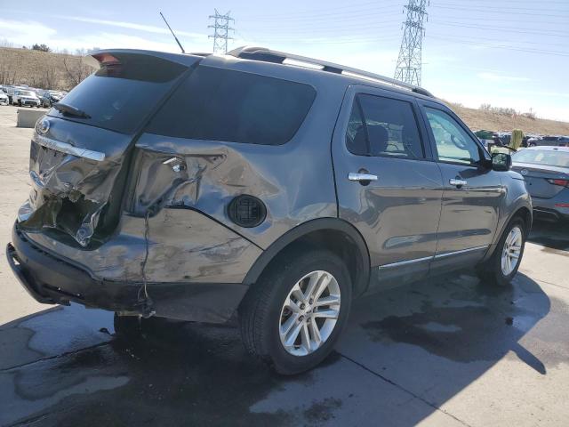 1FM5K8D86DGA98961 - 2013 FORD EXPLORER XLT CHARCOAL photo 3