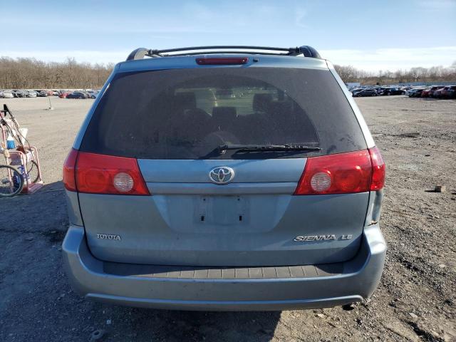 5TDZA23CX6S566548 - 2006 TOYOTA SIENNA CE BLUE photo 6