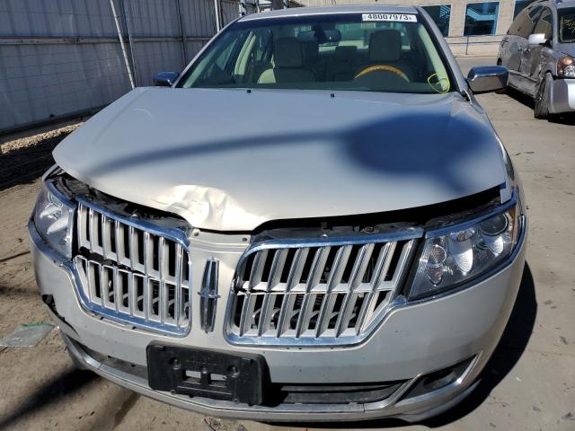 3LNHL2GC6AR608740 - 2010 LINCOLN MKZ BEIGE photo 5