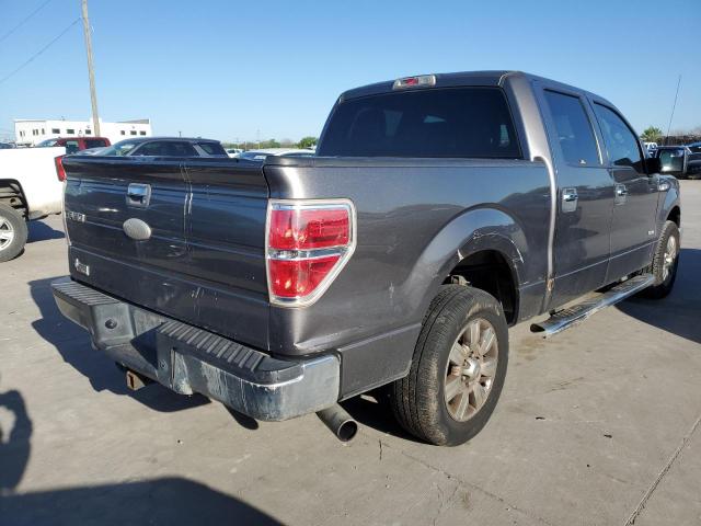 1FTFW1CT0BFC89482 - 2011 FORD F150 SUPERCREW GRAY photo 3