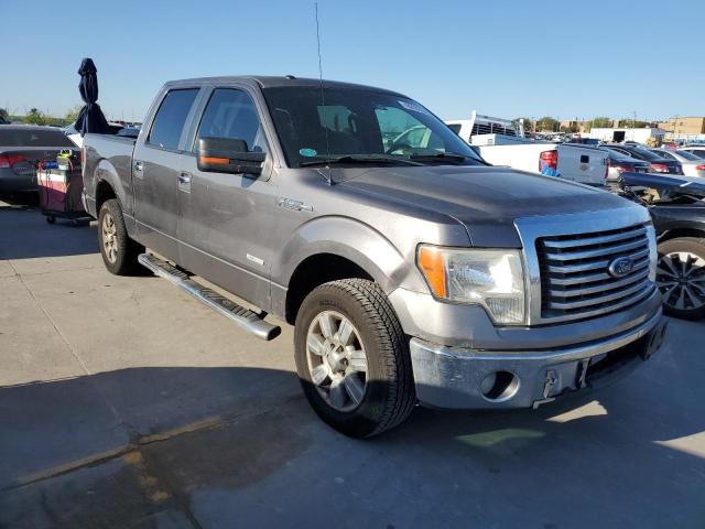 1FTFW1CT0BFC89482 - 2011 FORD F150 SUPERCREW GRAY photo 4