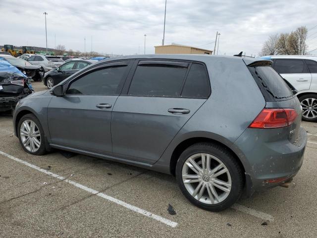 3VW2A7AU3FM038891 - 2015 VOLKSWAGEN GOLF TDI GRAY photo 2