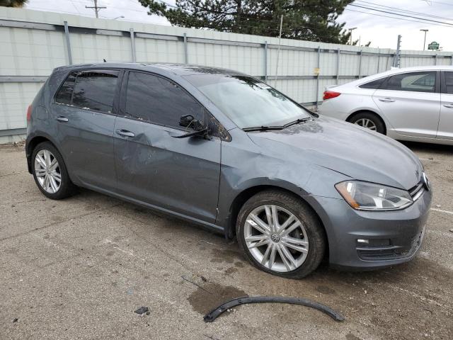 3VW2A7AU3FM038891 - 2015 VOLKSWAGEN GOLF TDI GRAY photo 4