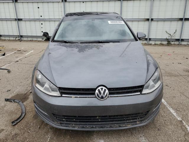 3VW2A7AU3FM038891 - 2015 VOLKSWAGEN GOLF TDI GRAY photo 5