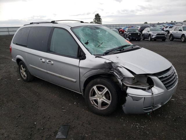 2A4GP54L37R208671 - 2007 CHRYSLER TOWN & COU TOURING ნაცრისფერი ფოტო 4