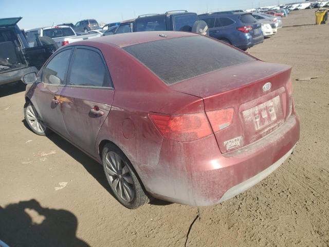 KNAFW4A34A5249492 - 2010 KIA FORTE SX RED photo 2