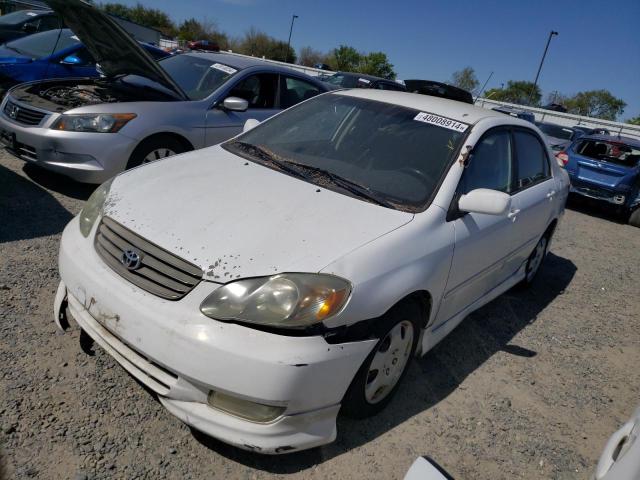 1NXBR32E23Z129052 - 2003 TOYOTA COROLLA CE WHITE photo 1