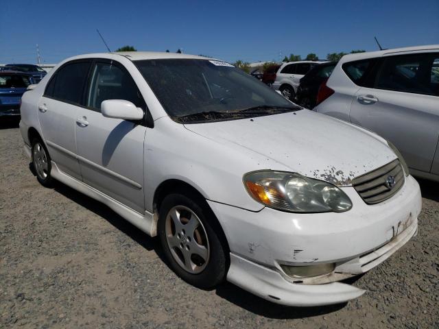 1NXBR32E23Z129052 - 2003 TOYOTA COROLLA CE WHITE photo 4