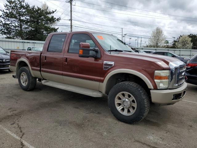 1FTSW21R98EA31469 - 2008 FORD F250 SUPER DUTY BROWN photo 4