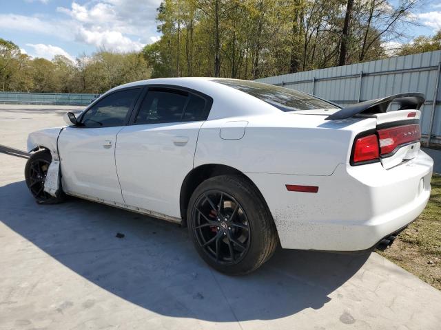 2C3CDXAT5EH367471 - 2014 DODGE CHARGER POLICE WHITE photo 2