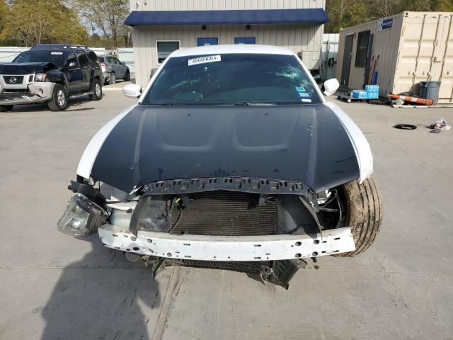 2C3CDXAT5EH367471 - 2014 DODGE CHARGER POLICE WHITE photo 5
