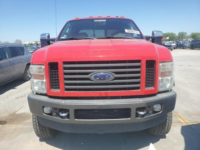 1FTSW21RX8EC85966 - 2008 FORD F250 SUPER DUTY RED photo 5