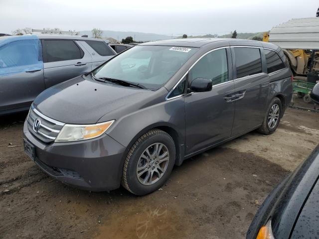 5FNRL5H64DB008159 - 2013 HONDA ODYSSEY EXL GRAY photo 1