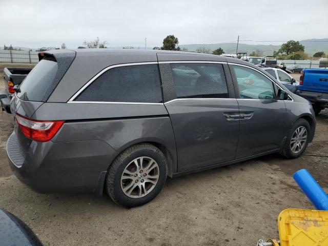 5FNRL5H64DB008159 - 2013 HONDA ODYSSEY EXL GRAY photo 3