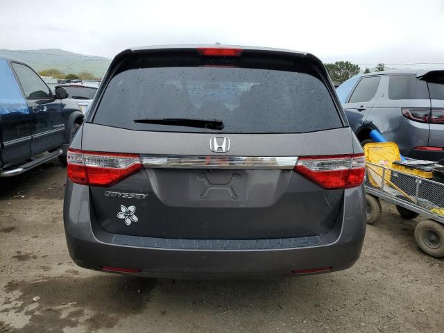 5FNRL5H64DB008159 - 2013 HONDA ODYSSEY EXL GRAY photo 6