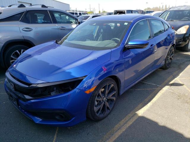 19XFC2F89KE201142 - 2019 HONDA CIVIC SPORT 蓝色 照片 1