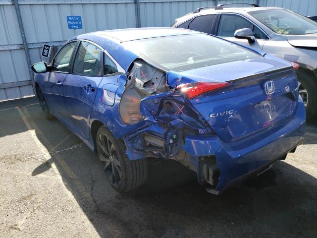 19XFC2F89KE201142 - 2019 HONDA CIVIC SPORT 蓝色 照片 2
