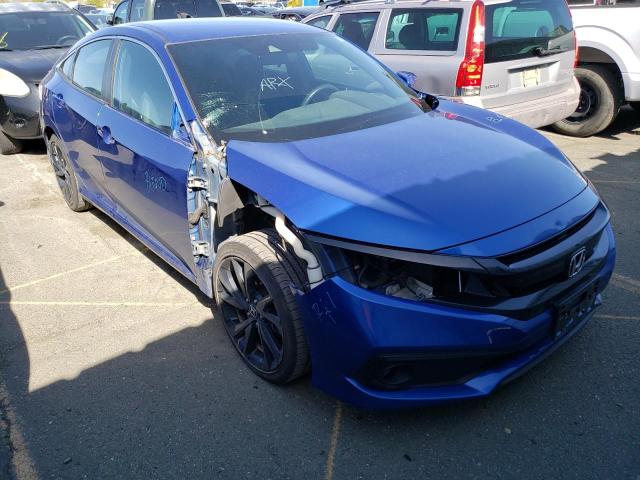 19XFC2F89KE201142 - 2019 HONDA CIVIC SPORT 蓝色 照片 4