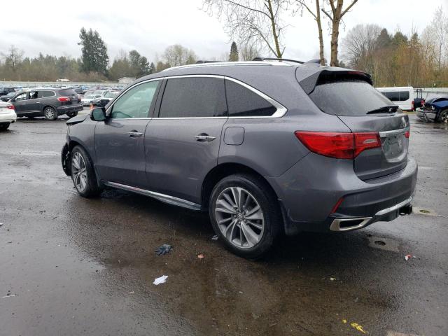 5FRYD4H77HB043732 - 2017 ACURA MDX TECHNOLOGY GRAY photo 2