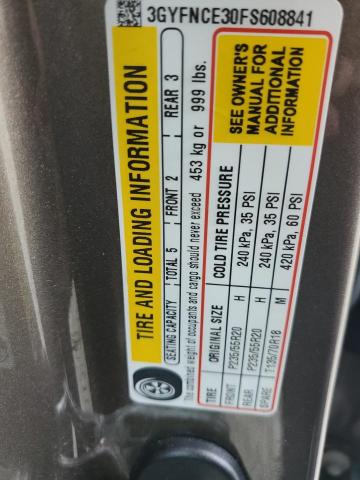 3GYFNCE30FS608841 - 2015 CADILLAC SRX PERFORMANCE COLLECTION Қоңыр фото 14