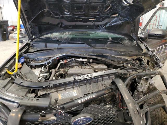 1FM5K8AB7MGB53532 - 2021 FORD EXPLORER POLICE INTERCEPTOR Qara foto 12