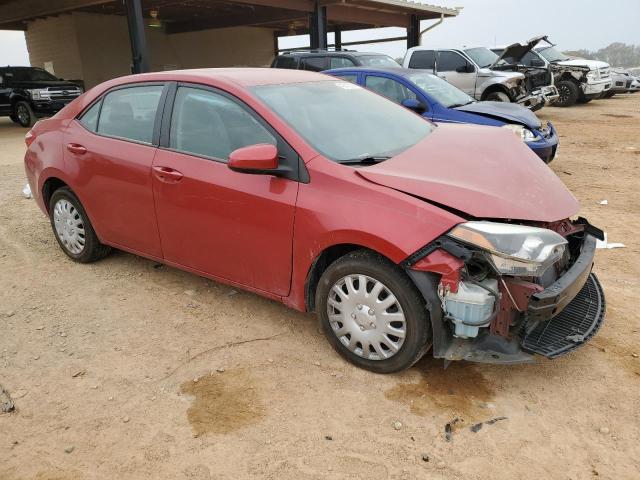 5YFBURHE1EP079452 - 2014 TOYOTA COROLLA L RED photo 4