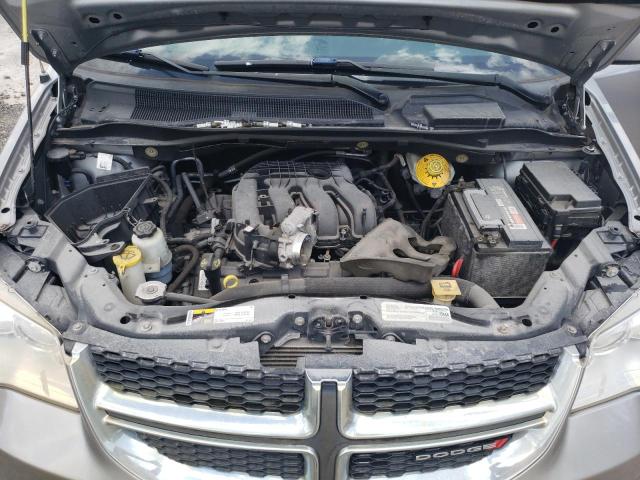 2C4RDGCG6KR565035 - 2019 DODGE GRAND CARA SXT SILVER photo 11