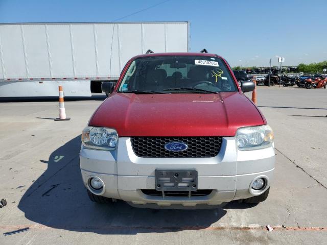 1FMCU49H37KA36325 - 2007 FORD ESCAPE HEV RED photo 5