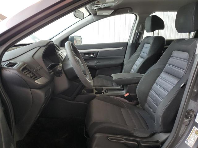 2HKRW6H31JH205385 - 2018 HONDA CR-V LX GRAY photo 7