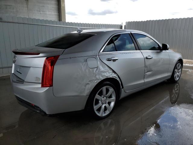 1G6AA5RAXE0100207 - 2014 CADILLAC ATS SILVER photo 3