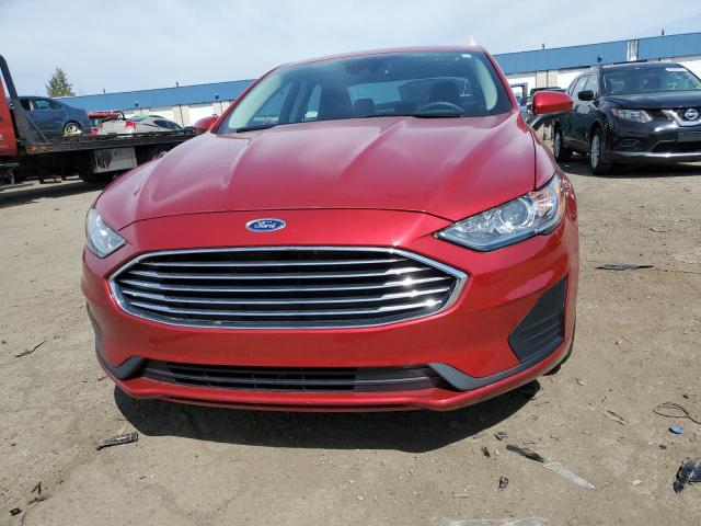 3FA6P0HD6LR165686 - 2020 FORD FUSION SE RED photo 5