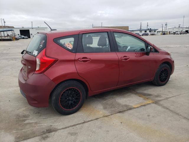 3N1CE2CPXHL370201 - 2017 NISSAN VERSA NOTE S RED photo 3