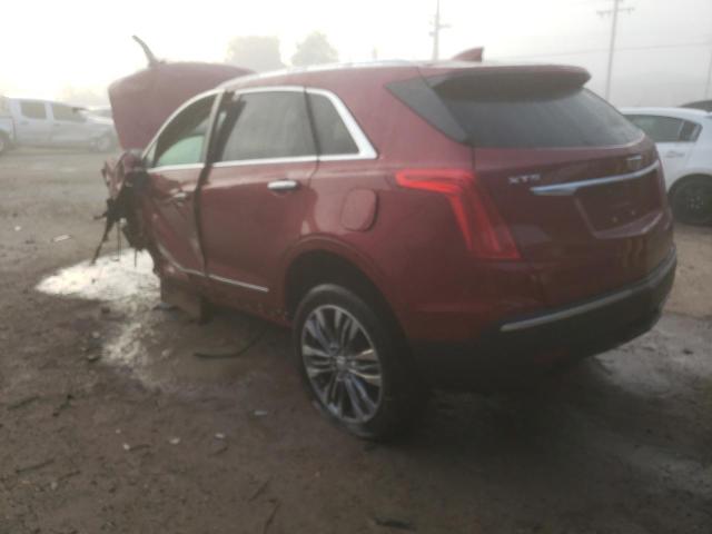 1GYKNCRSXKZ198448 - 2019 CADILLAC XT5 LUXURY MAROON photo 2