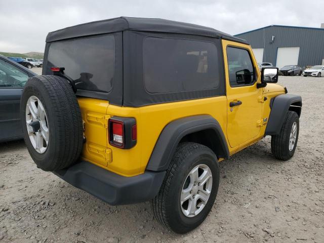 1C4GJXAN8MW637137 - 2021 JEEP WRANGLER SPORT YELLOW photo 3