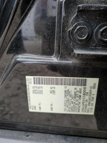 1N4AL2AP9CN558008 - 2012 NISSAN ALTIMA BASE BLACK photo 12