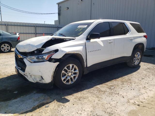 1GNERFKW7KJ160798 - 2019 CHEVROLET TRAVERSE LS WHITE photo 1