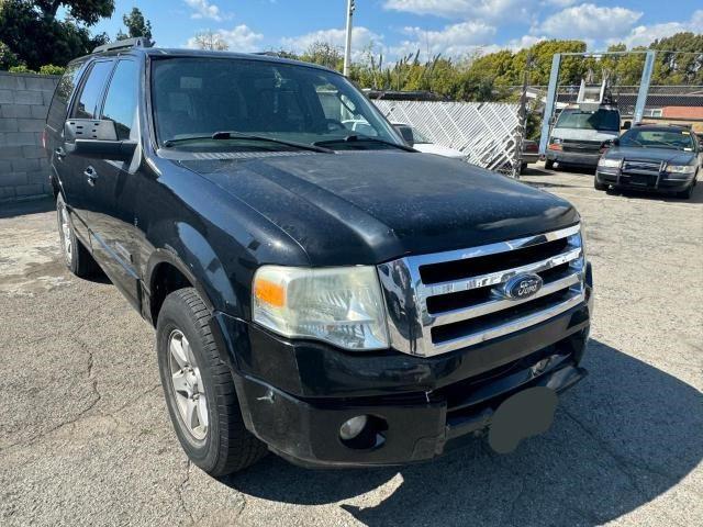 1FMFU15508LA02992 - 2008 FORD EXPEDITION XLT BLACK photo 1