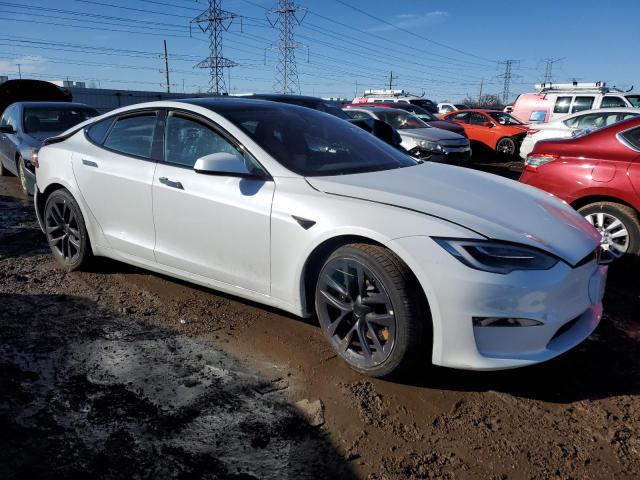 5YJSA1E51NF470627 - 2022 TESLA MODEL S 白色 照片 4