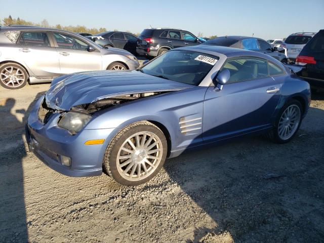 1C3AN79N35X039164 - 2005 CHRYSLER CROSSFIRE SRT-6 BLUE photo 1