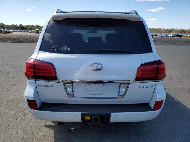 JTJHY7AX3A4039219 - 2010 LEXUS LX 570 WHITE photo 6