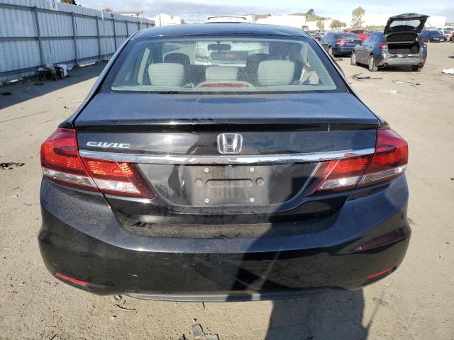 19XFB2F5XFE202766 - 2015 HONDA CIVIC LX BLACK photo 6